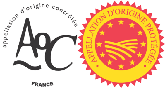 logos appellation d'origine contrôlée et d'origine protégée